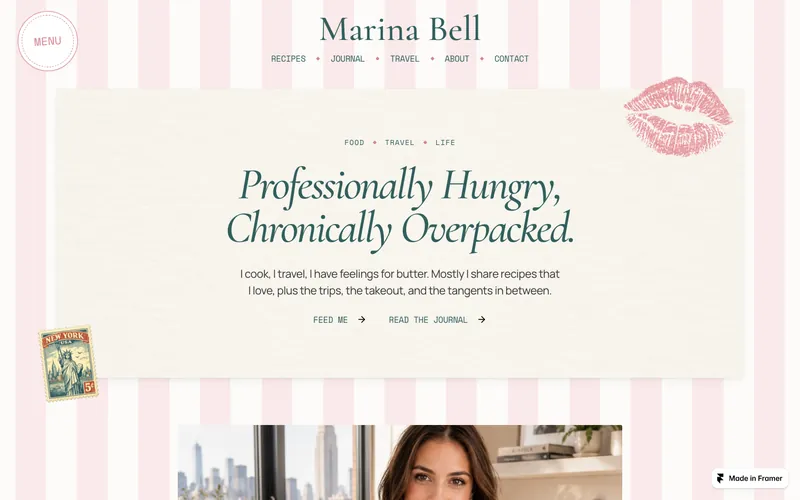 marina-bell şablonunun önizləmə görüntüsü