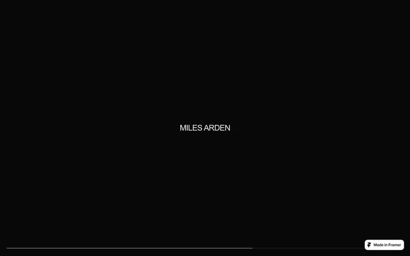 miles-arden şablonunun önizləmə görüntüsü